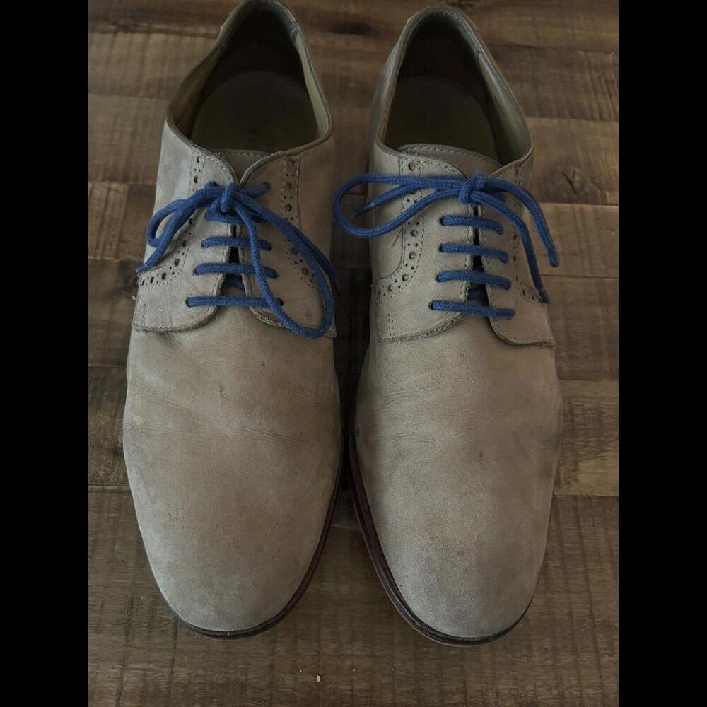 Cole Haan Shoes Mens Size 10 Grand Os Wingtip Oxford Suede